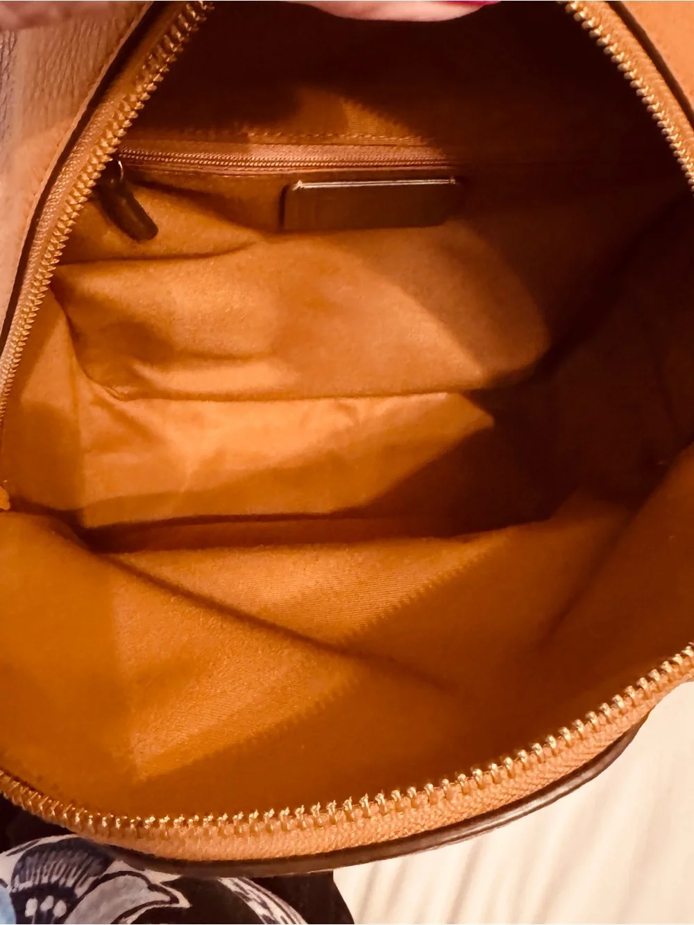 Coach Charlie medium size pebble leather backpack.